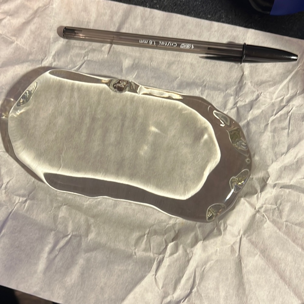 Lancaster Glass Crystal Paperweight